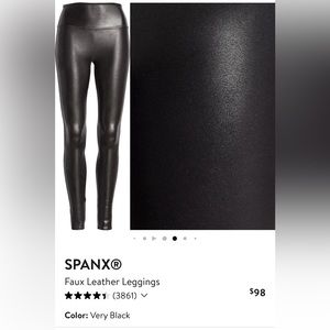 Faux Leather Leggings